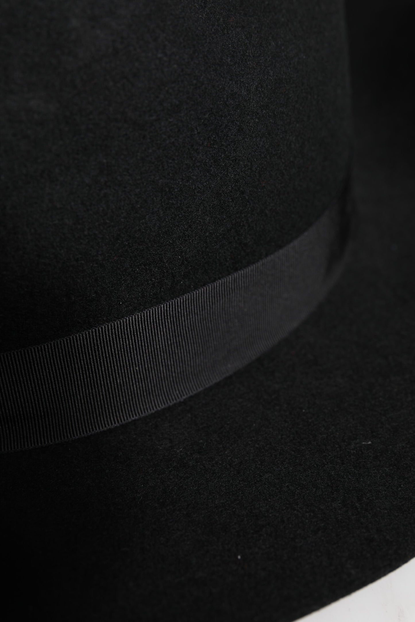 Dolce &amp; Gabbana – Schwarzer Trilby-Fedora-Hut mit breiter Krempe