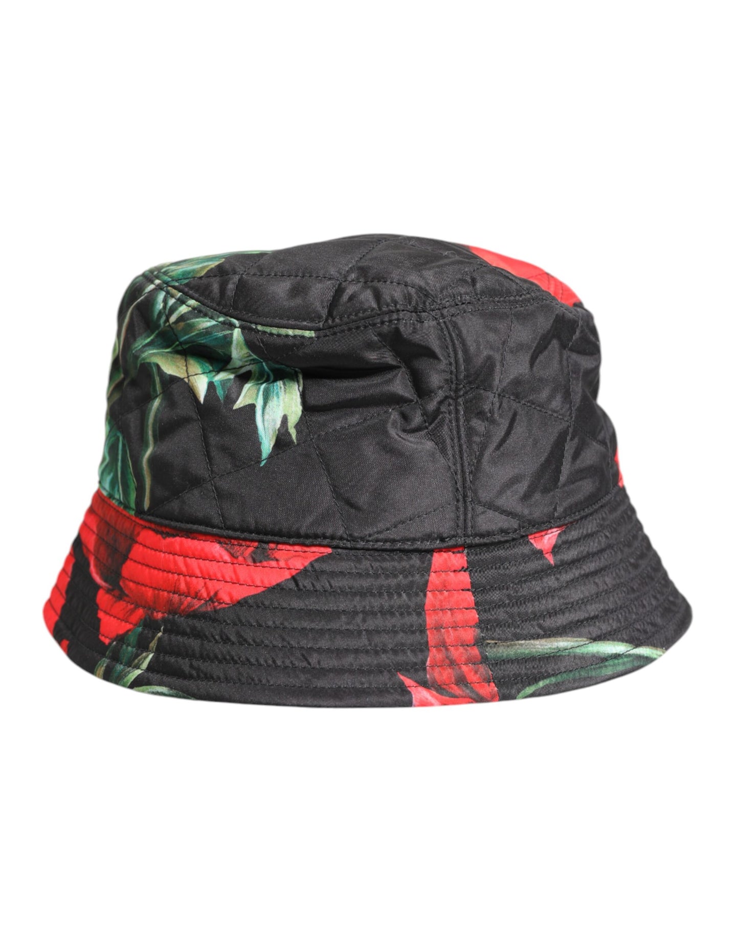Dolce & Gabbana Multicolor DG Plaque Wide Brim Bucket Hat