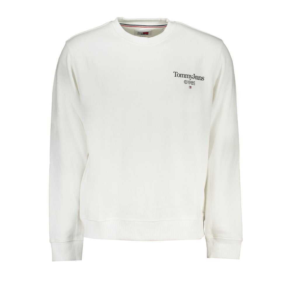 Tommy Hilfiger – Weißer Baumwollpullover für Herren