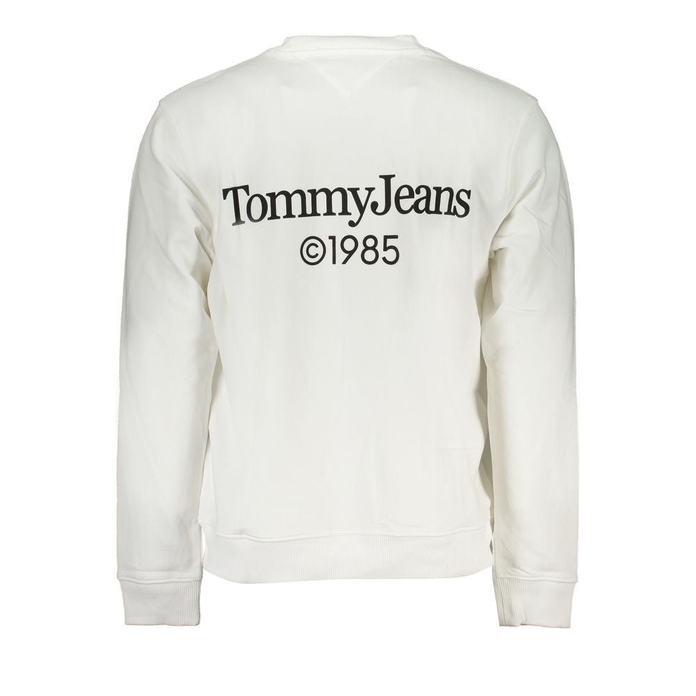 Tommy Hilfiger – Weißer Baumwollpullover für Herren