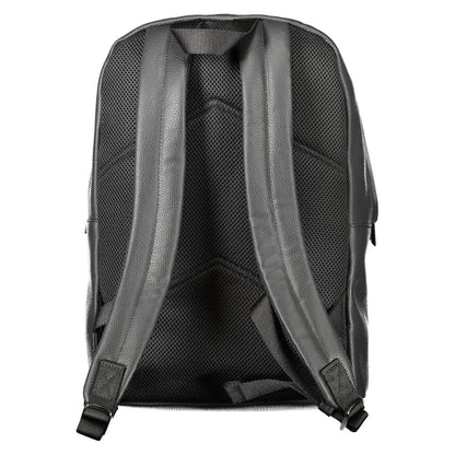 Calvin Klein Schwarzer Polyester Herren Rucksack