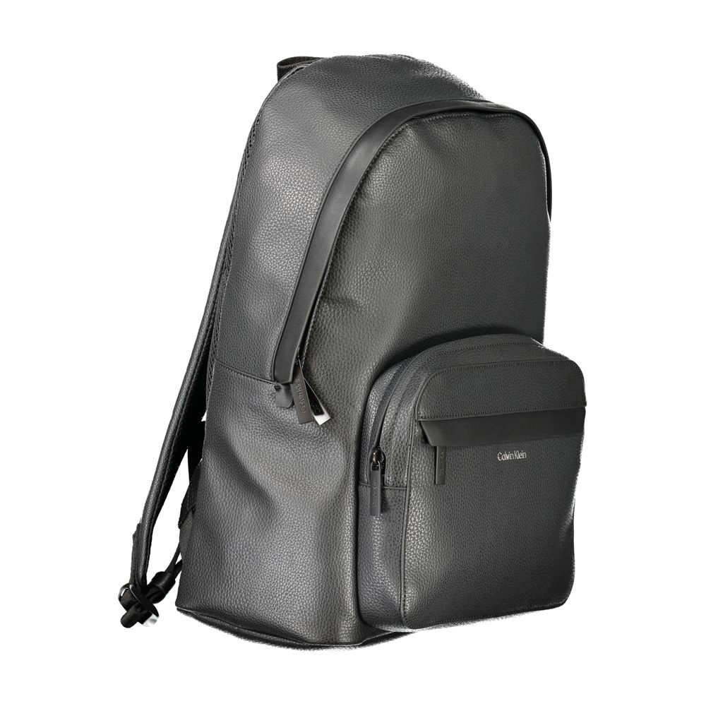 Calvin Klein Schwarzer Polyester Herren Rucksack