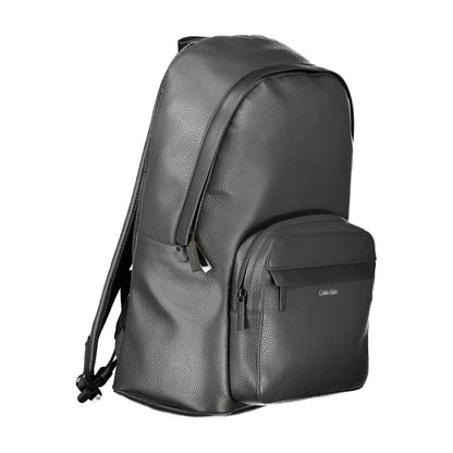 Calvin Klein Schwarzer Polyester Herren Rucksack