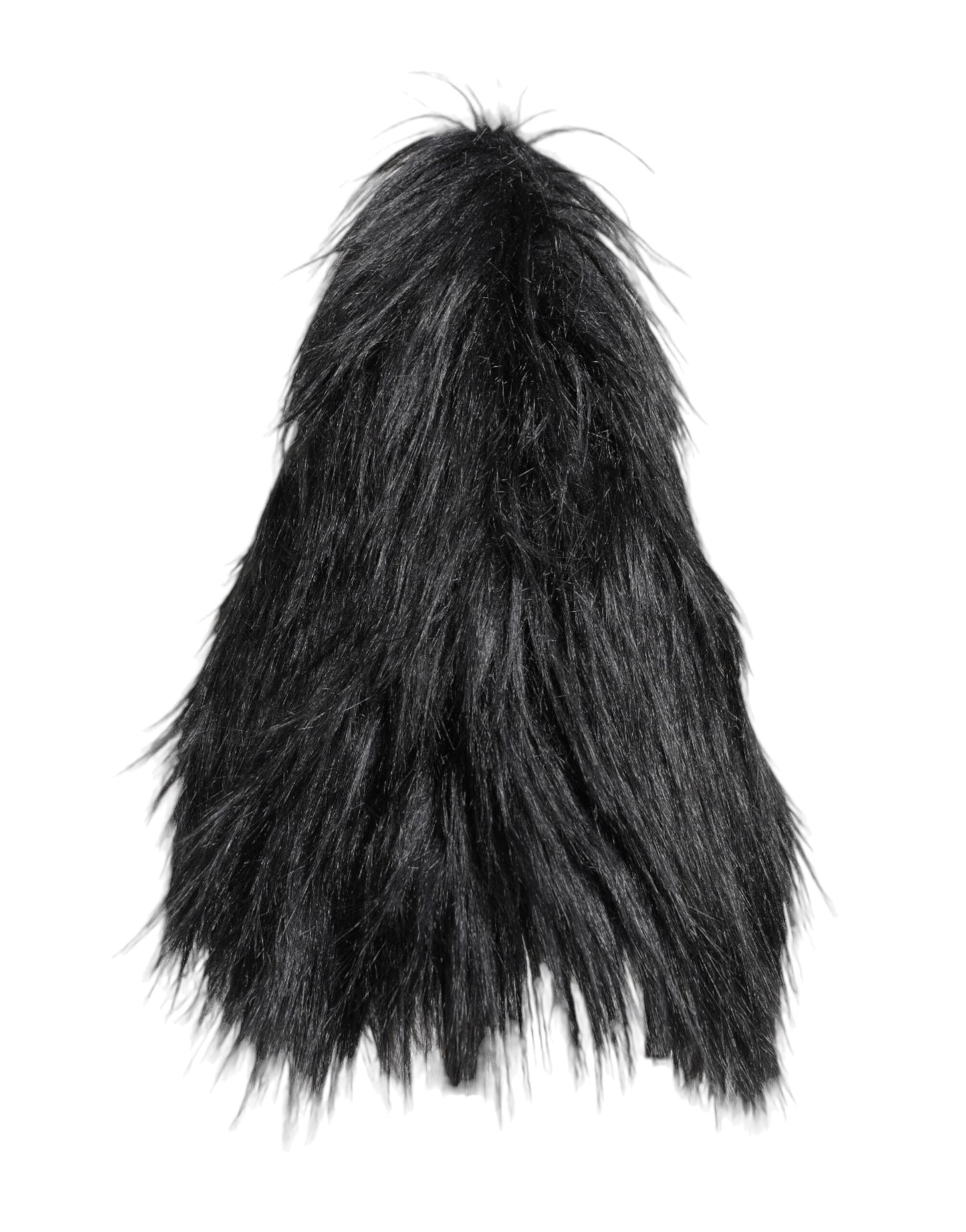 Dolce &amp; Gabbana – Fischerhut aus schwarzem Acrylfell für Damen