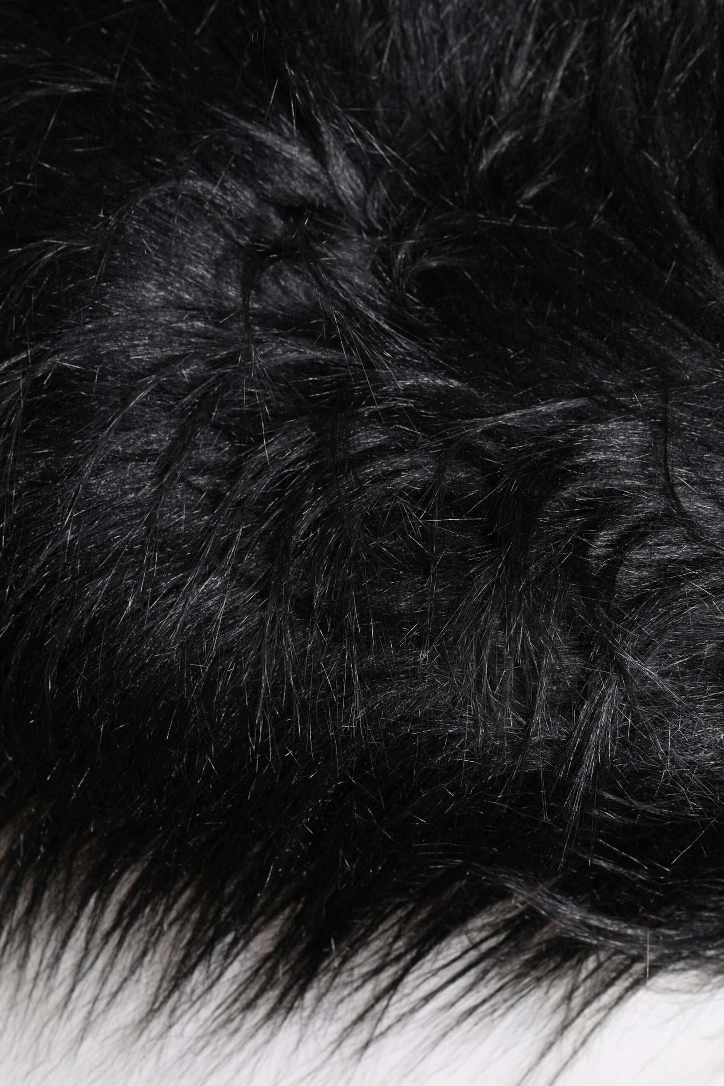 Dolce &amp; Gabbana – Fischerhut aus schwarzem Acrylfell für Damen