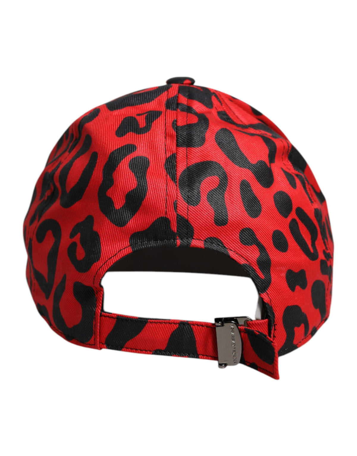 Dolce &amp; Gabbana – Rote Baseballkappe aus Baumwolle mit 6 Paneelen für Damen