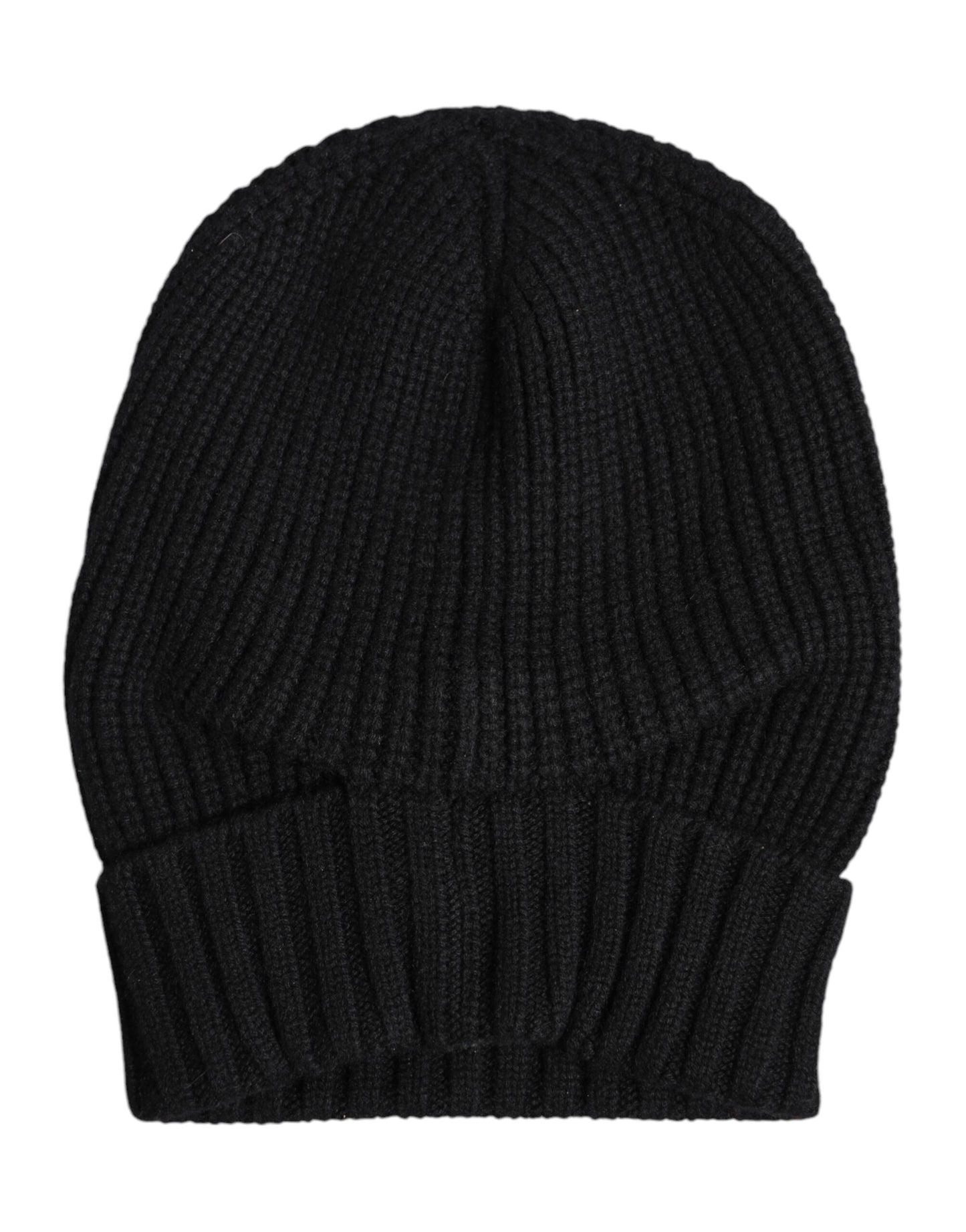 Dolce & Gabbana Black Cashmere Knitted Winter Beanie Hat