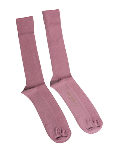 Dolce &amp; Gabbana – Wadensocken aus rosa Baumwolle