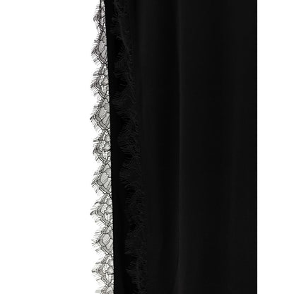 Retrofête Black Viscose Long Dress