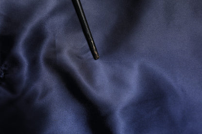 Dolce &amp; Gabbana – Blaue Nylon-Bomberjacke „DG Crown“ mit durchgehendem Reißverschluss