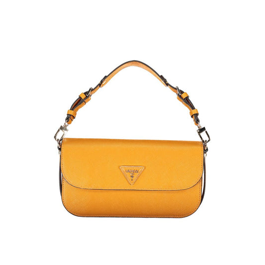 Guess Jeans – Orangefarbene Polyethylen-Handtasche
