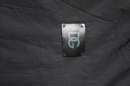 Dolce & Gabbana Black Nylon Logo Full Zip Bomber Jacket