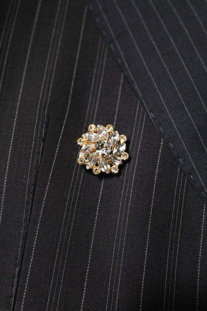 Dolce &amp; Gabbana Multicolor Patchwork Jacke Mantel Anzug Blazer