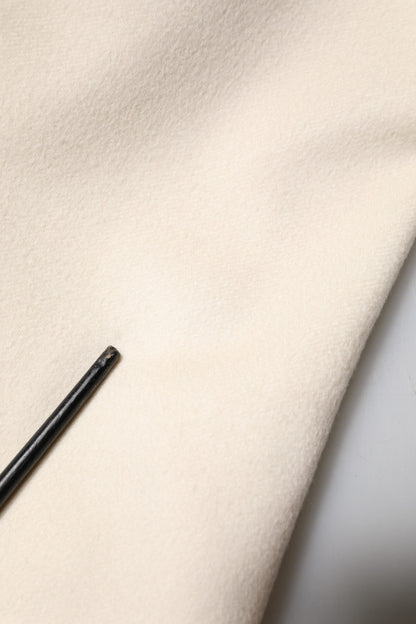 Dolce &amp; Gabbana – Zweireihiger Blazer aus Kaschmir in Beige