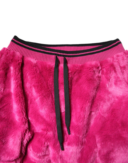 Dolce &amp; Gabbana – Jogginghose aus Acryl in Rosa