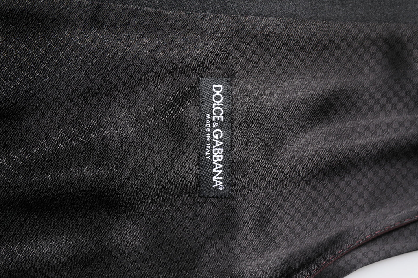 Dolce &amp; Gabbana Kastanienbraune Wollweste, formelle Weste