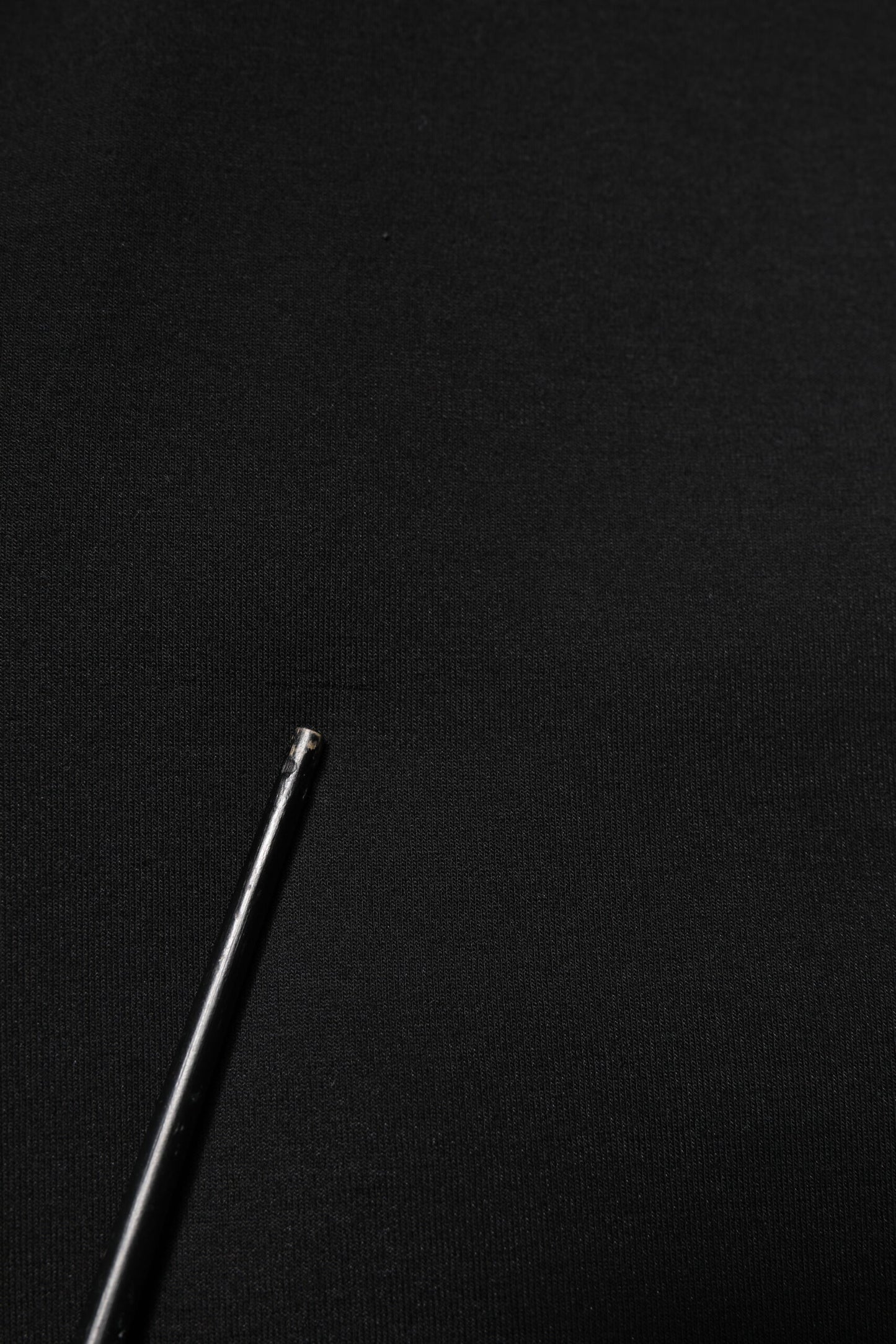 Dolce &amp; Gabbana – Schwarzer Pullover mit Rundhalsausschnitt aus Baumwolle DG