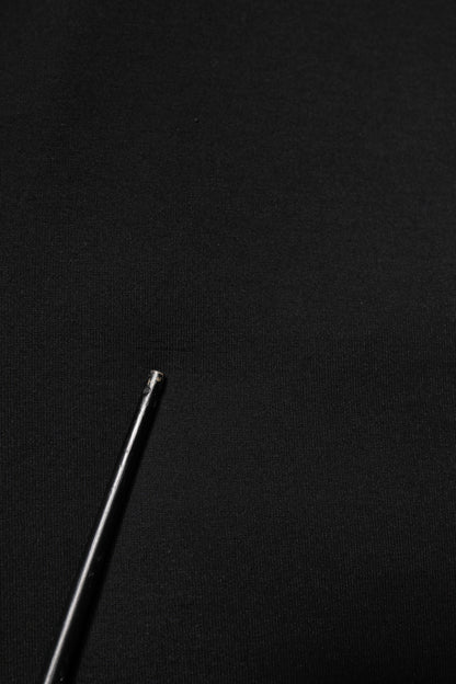 Dolce &amp; Gabbana – Schwarzer Pullover mit Rundhalsausschnitt aus Baumwolle DG