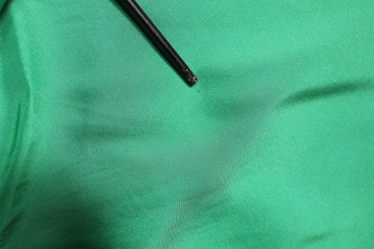 Dolce &amp; Gabbana – Grünes, langärmliges Freizeithemd aus Seidensatin