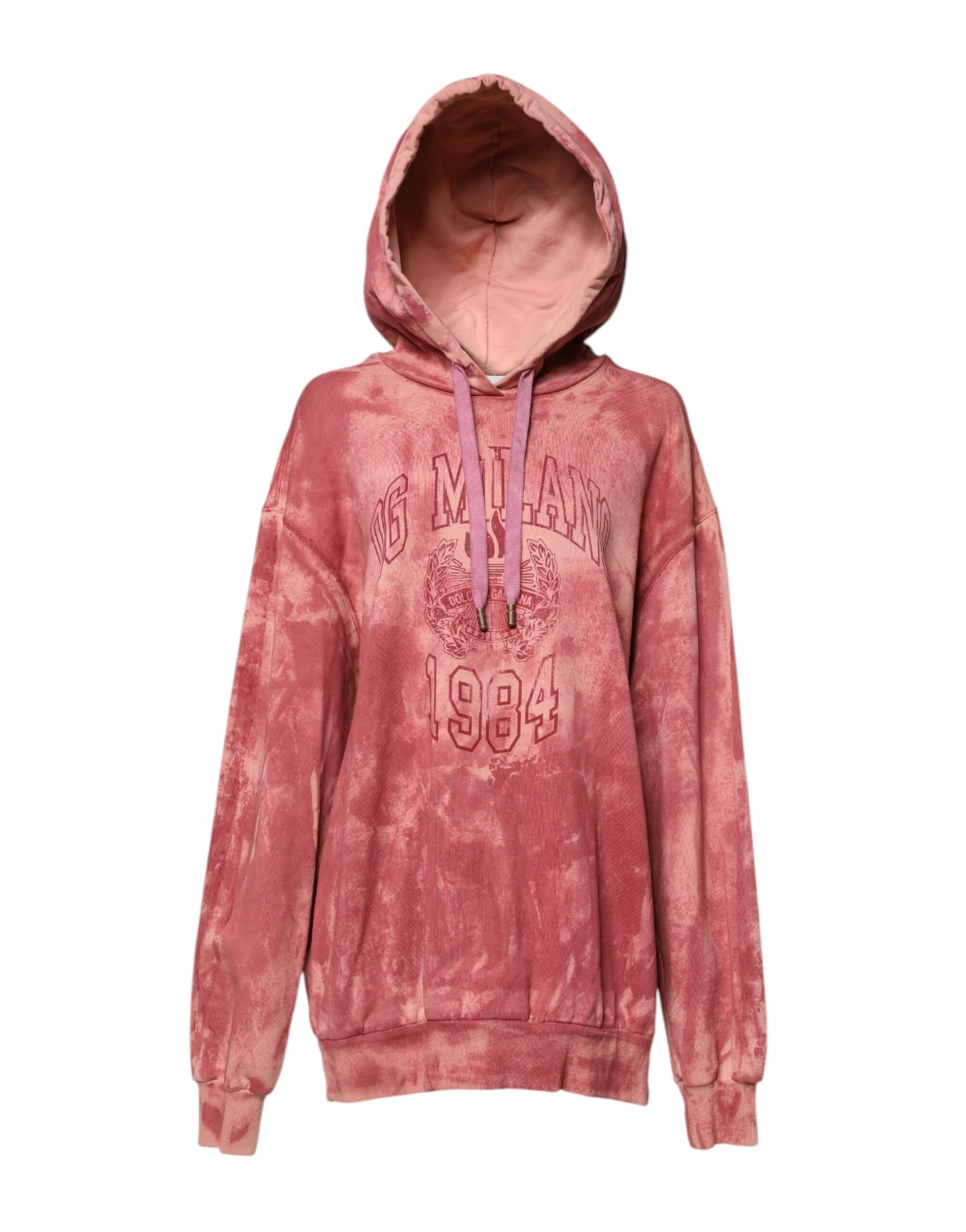 Dolce &amp; Gabbana Pink Wash DG MILANO Kapuzenpullover
