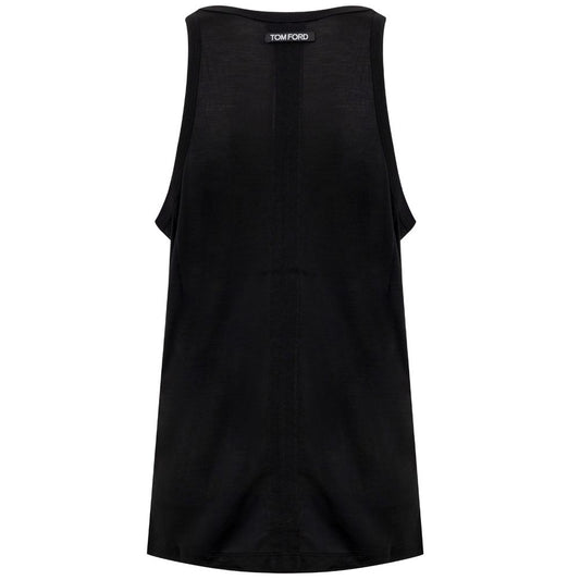 Tom Ford – Schwarzes Seiden-Tanktop