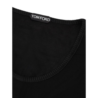 Tom Ford Schwarze Viskose-Tanktops