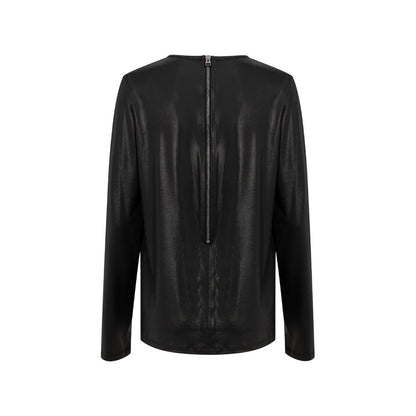 Tom Ford – Schwarzes Viskose-Langarmshirt