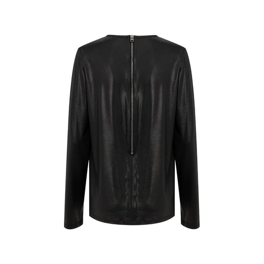 Tom Ford – Schwarzes Viskose-Langarmshirt