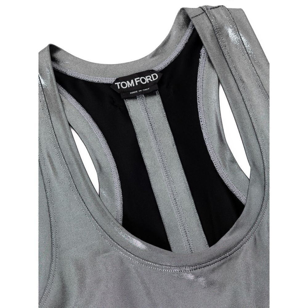 Tom Ford Graue Viskose-Tanktops