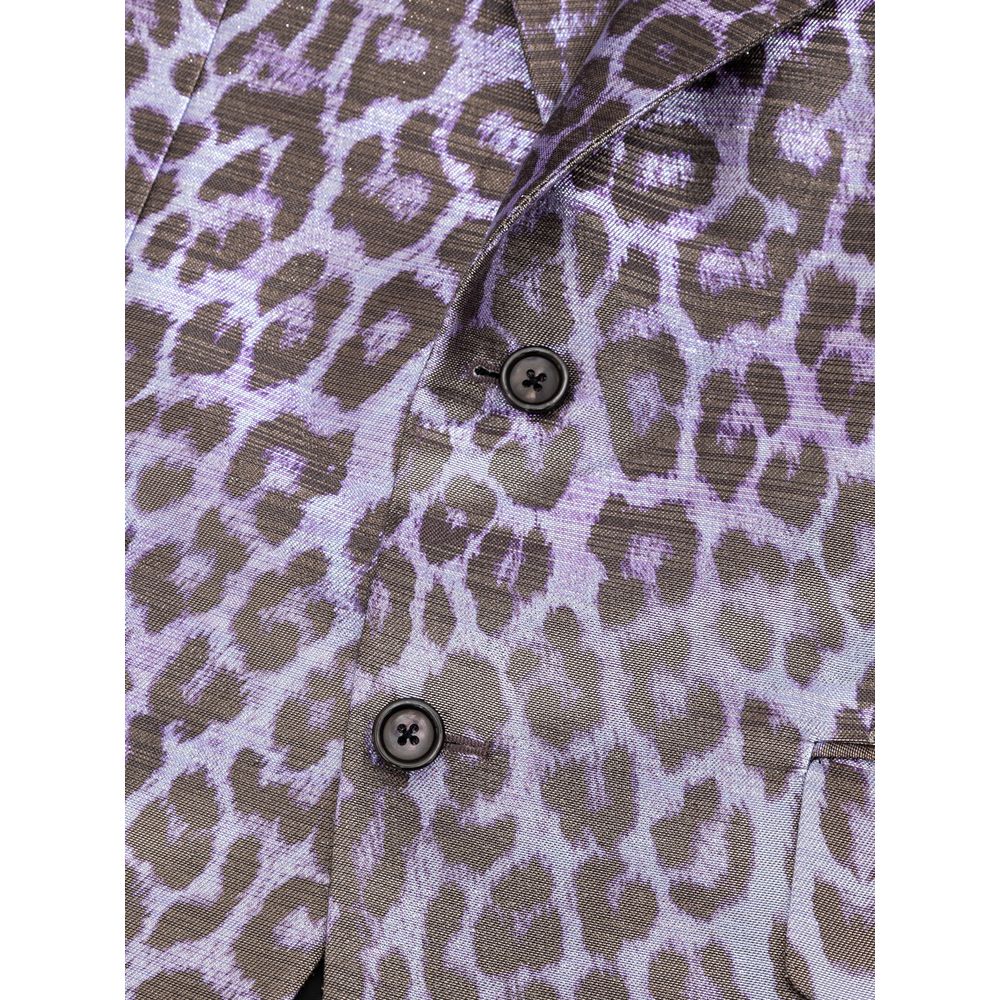 بدلة وسترة من توم فورد باللون الأرجواني من الفيسكوز