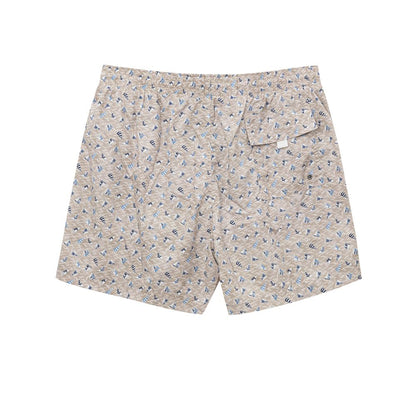 Canali Beige Badeshorts aus Polyester
