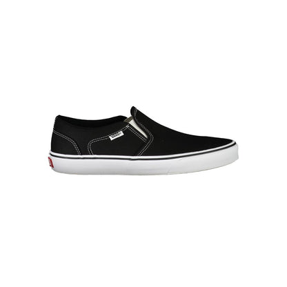 Vans – Schwarze Polyester-Sneaker