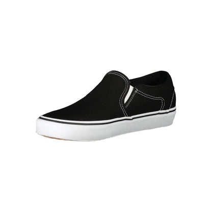 Vans – Schwarze Polyester-Sneaker