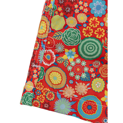 Isaia Badeshorts aus rotem Polyester