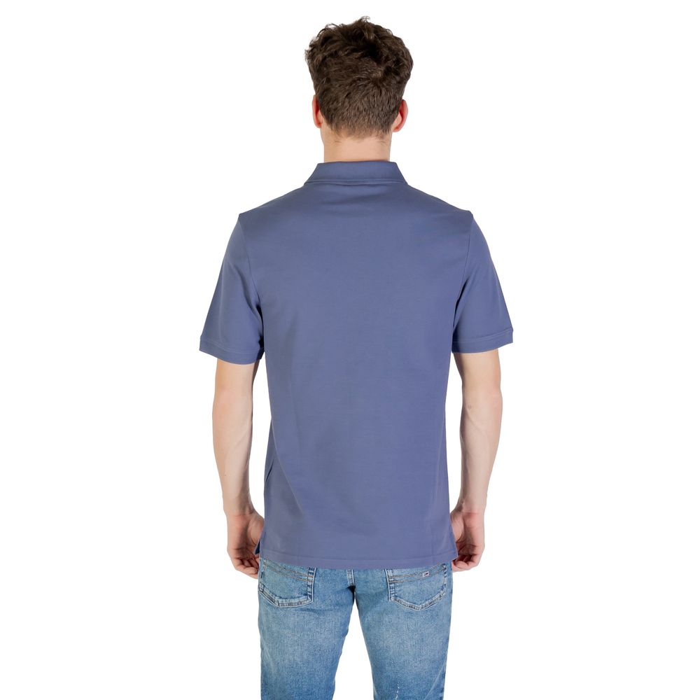 Blaues Poloshirt aus Baumwolle von Lyle &amp; Scott