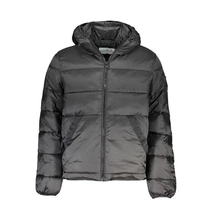 Calvin Klein Schwarze Polyester Herrenjacke