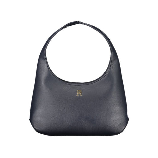 Tommy Hilfiger – Blaue Polyester-Handtasche