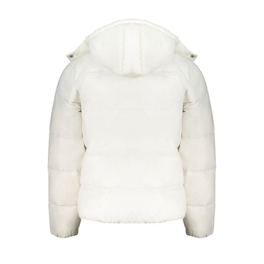 Calvin Klein – Weiße Polyamid-Herrenjacke