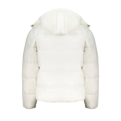 Calvin Klein – Weiße Polyamid-Herrenjacke