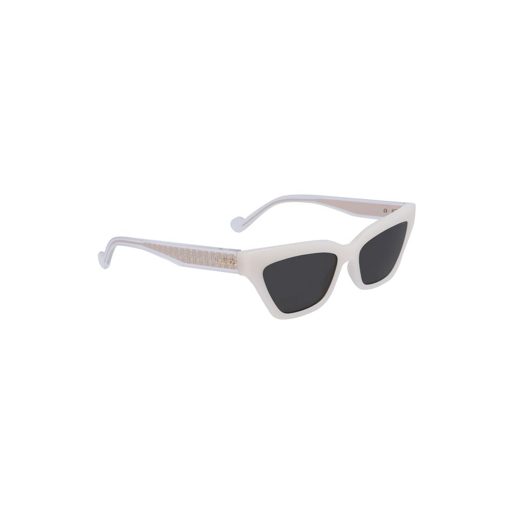 Liu Jo – Weiße Sonnenbrille mit Spritzguss-Design für Damen