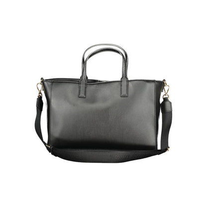 Tommy Hilfiger – Schwarze Polyester-Handtasche für Damen