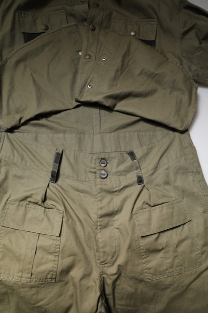 Dolce &amp; Gabbana Braunes Baumwoll-Stretch-Hemdhosen-Freizeitset