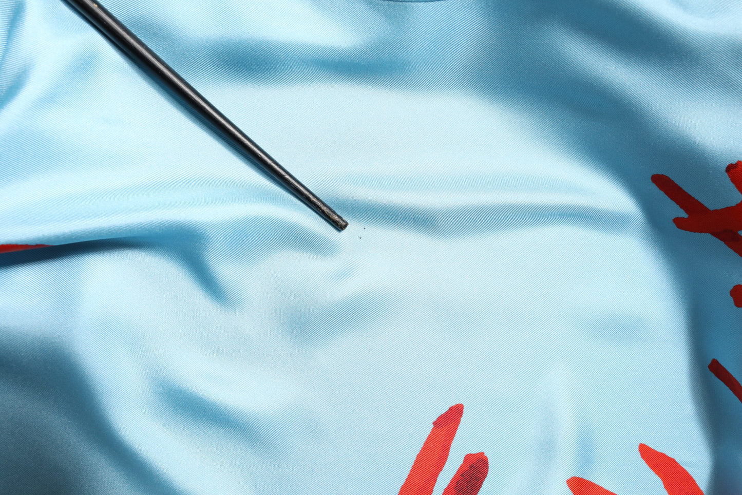 Dolce & Gabbana Blue Red Coral Print Wrap Robe Coat Jacket