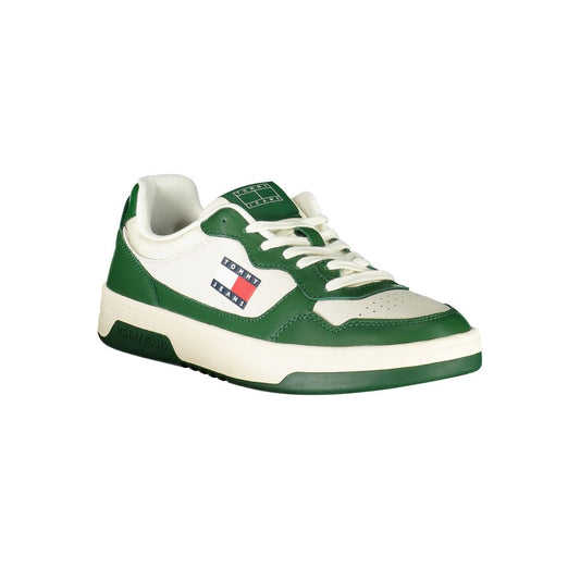 Tommy Hilfiger – Weiße Leder-Sneaker für Herren
