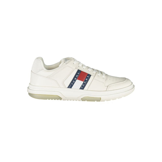 Tommy Hilfiger – Weiße Leder-Sneaker für Herren