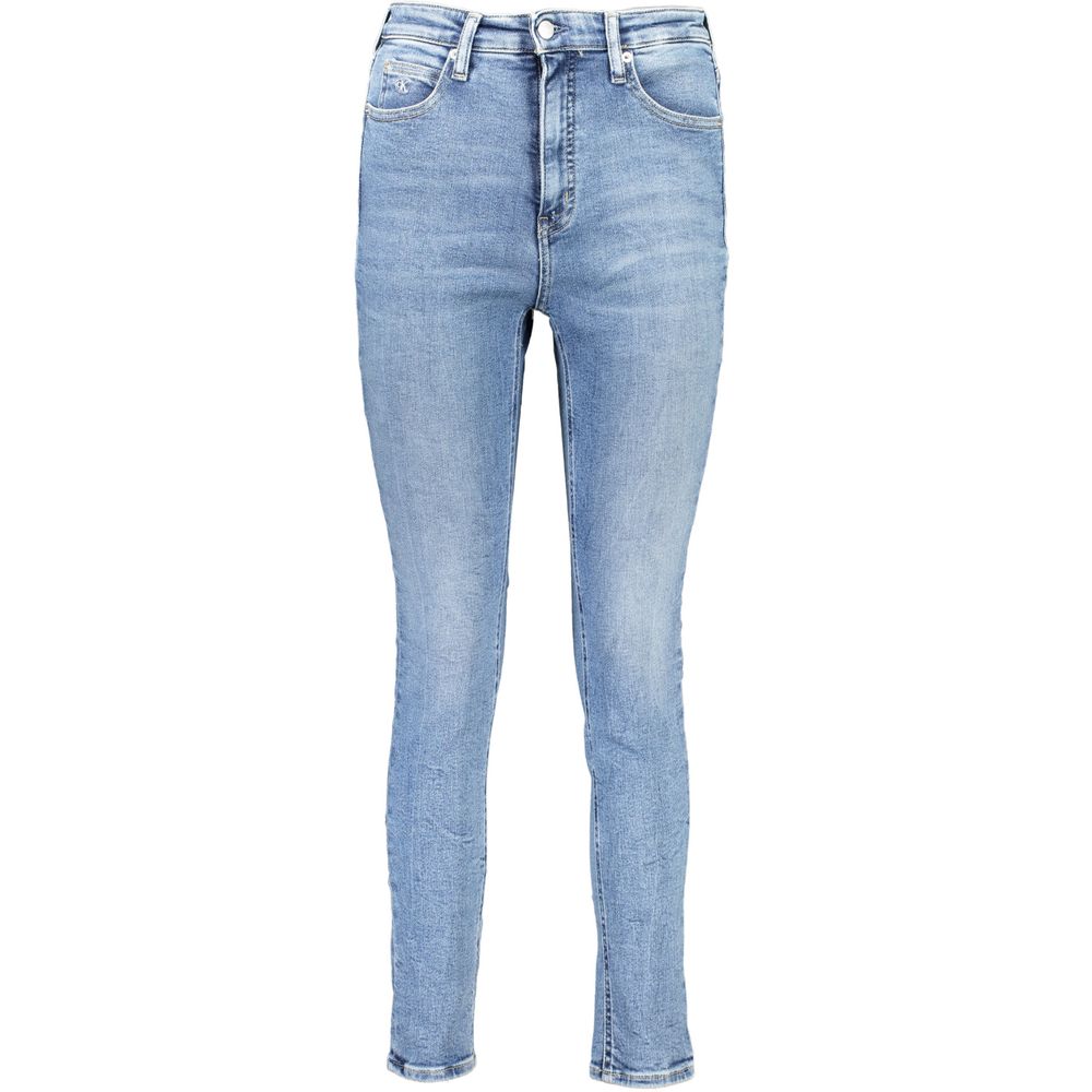 Calvin Klein Blaue Baumwolljeans für Damen