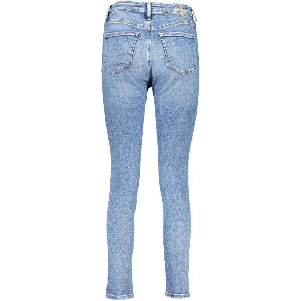 Calvin Klein Blaue Baumwolljeans für Damen