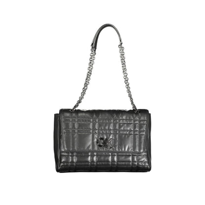 Calvin Klein Schwarze Polyester-Damenhandtasche