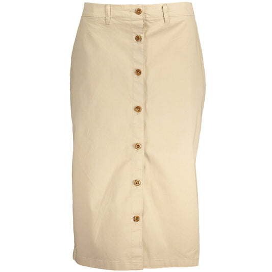 Gant Beige Baumwoll Damen Rock