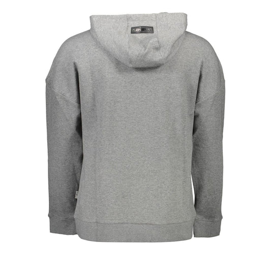 Plein Sport Grauer Baumwollpullover für Herren